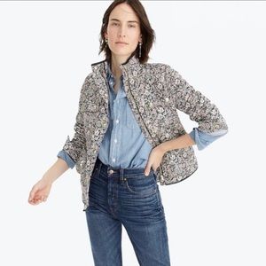 J Crew + Liberty London Quilted Field Jacket